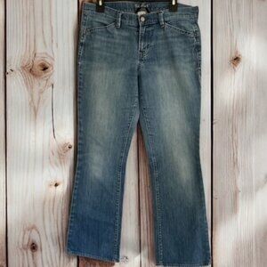 The Flirt denim jeans Women's Juniors size 10 boot cut mid rise